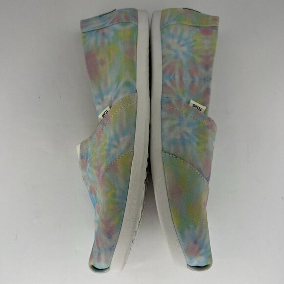 Toms Womens 10015256 Multicolor Alpargata Tie Dye Size W10 Slip-On Flats - Picture 7 of 10
